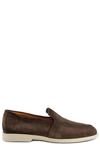 Santoni Malibu Almond Toe Loafers