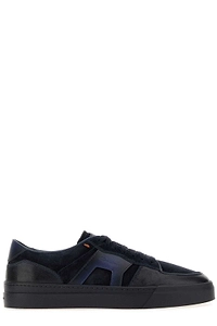 Santoni Panelled Low-Top Sneakers