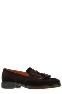 Santoni Moca Nappina Tassel Loafers