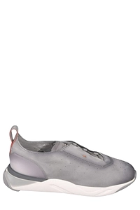 Santoni Perforated Slip-On Sneakers