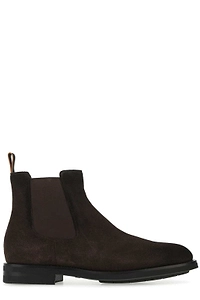 Santoni Round Toe Chelsea Boots