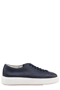 Santoni Round Toe Low-Top Sneakers