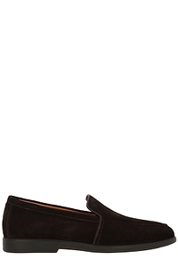 Santoni Round Toe Loafers
