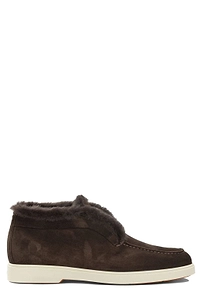 Santoni Shearling Desert Boots
