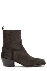 Sartore Velour 45Mm Zipped Ankle Boots