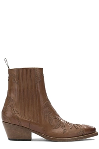 Western Studded Ankle Boots