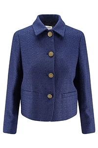 Saulina Aria Embroidered Button Jacket