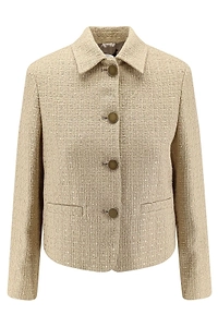 Saulina Aria Textured Button Jacket