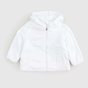 Save The Duck Kids Logo Patch Hooded Jacket