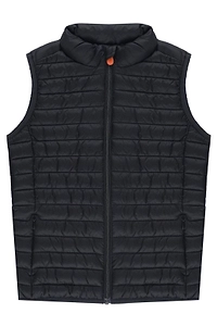 Save The Duck Kids Logo Patch Quilted Jacket
