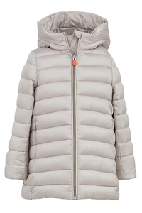 Save The Duck Kids Logo Patch Puffer Jacket