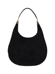 Curved Open-Top Shoulder Bag