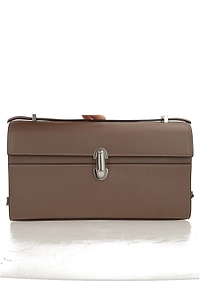 Savette Flap Turn-Lock Shoulder Bag