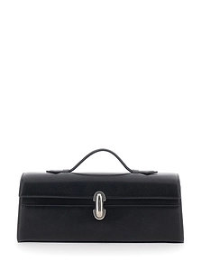 Savette Slim Symmetry Leather Clutch Bag