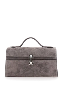 Symmetry Suede Clutch Bag