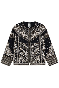 Scarlett Poppies Embellished Round-Neck Jacket