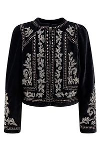 Scarlett Poppies Studded Embroidered Jacket