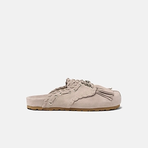 Scarosso Flora Fringed Mules