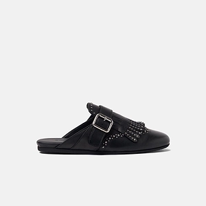 Gaia Studded Mule Flat Shoes