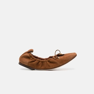 Scarosso Margot Ruched Ballet Flats