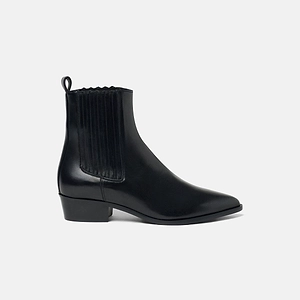 Olivia Pleated Chelsea Boots