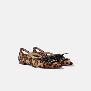 Spicy Ballet Studded Ballet Flats