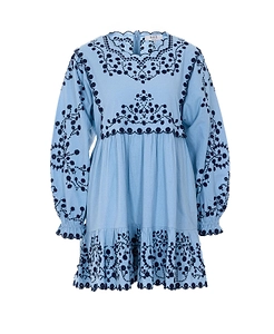 Sea New York Frances Embroidered Mini Dress