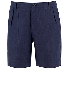 Pleated Bermuda Shorts