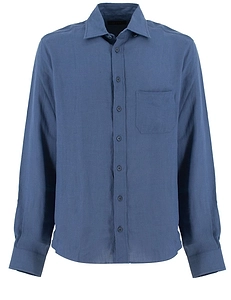 Sease Patch-Pocket Fitted Shirt