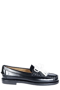 Sebago Bow-Embellished Slip-On Loafers