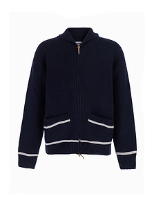 Portclide Sailboat Zip Cardigan