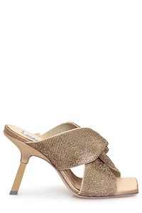 Sebastian Milano Snug Strass Bow Mules