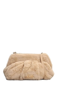 Secret Pon Pon Margaret Fur Medium Shoulder Bag
