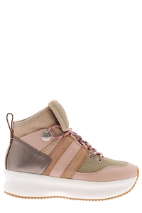See By Chloé Panelled High-Top Sneakers