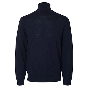 Selected Mock Neck Knitted Sweater