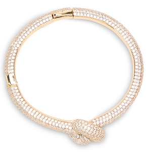 Self-Portrait Crystal Knot Bracelet