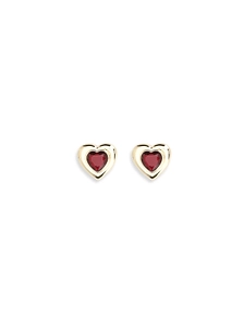 Self-Portrait Heart Shaped Earrings