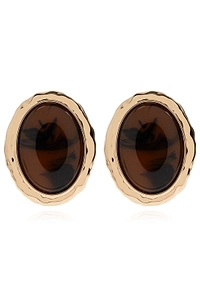 Self-Portrait Hammered Earrings
