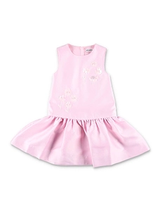 Self-Portrait Kids Floral Sequin Ruffle Dress