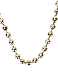 Semi Couture Beaded Chain Necklace