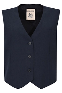 Semicouture Single-Breasted Sleeveless Jacket