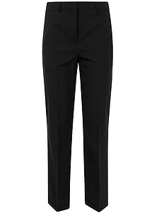 Semicouture Slim-Leg Tailored Cropped Trousers