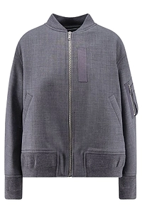 Semicouture Zip Pocket Bomber Jacket