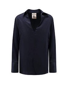 Semicouture V-Neck Collar Top