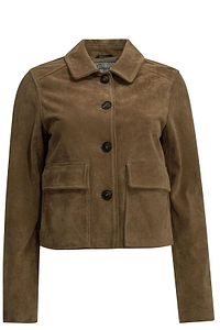 Semper Cropped Suede Jacket