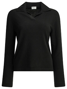 Semper Polo-Collar Knitted Sweater