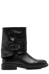 Sergio Moretti Buckle Ankle Boots