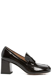 Sergio Moretti Block Heel Loafer Pumps
