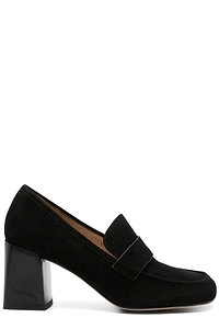 Sergio Moretti Block Heel Loafer Pumps