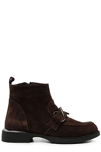 Sergio Moretti Buckled Ankle Boots